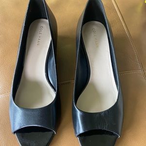 Cole Haan black wedges. Sz 7 1/2 C